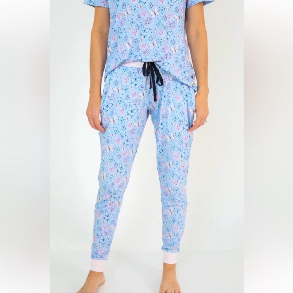 Nwot Lev Baby Violet Mama Lounge Pajama Bottom Xl